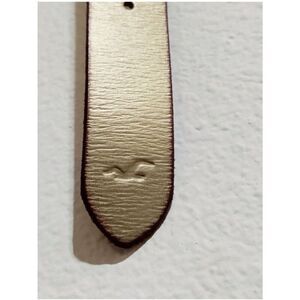 Hollister Women’s Genuine Leather Gold Hip Belt